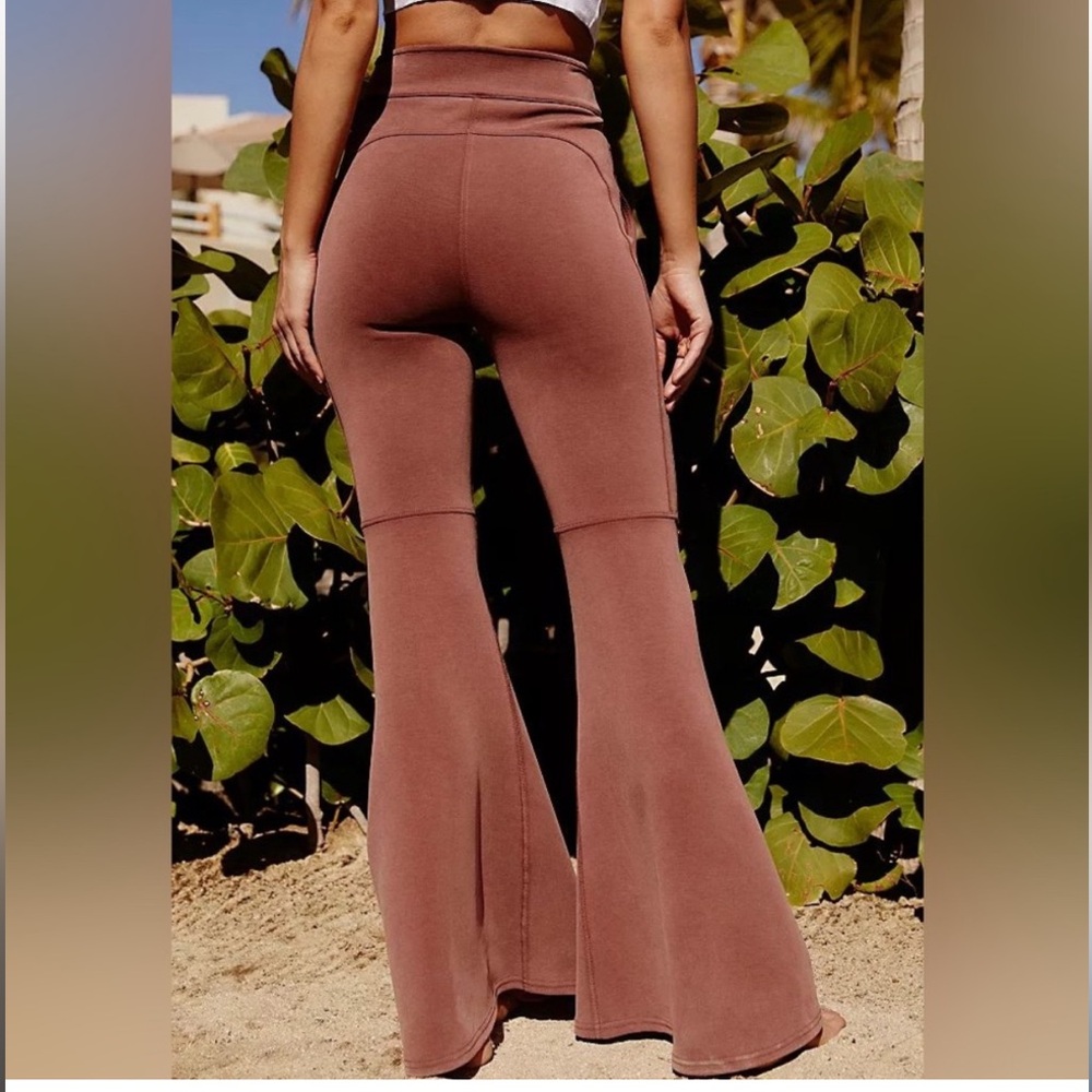 Free People Movement High-Waisted Flare Pants size 0